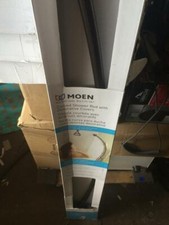 MOEN 5 ft. Stainless-Steel Decorative Curved Shower Rod Set in Old World Bronze