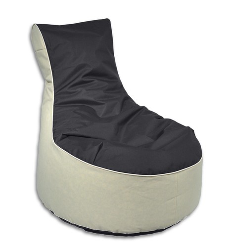 Riesensitzsack anthrazit Hocker Sitzsack Sitzkissen XXL Kissen Bean Bag neu - Bild 2 von 4