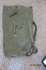 US Military Army DUFFEL / SEA BAG LUGGAGE Top Load 2 Strap OD NYLON