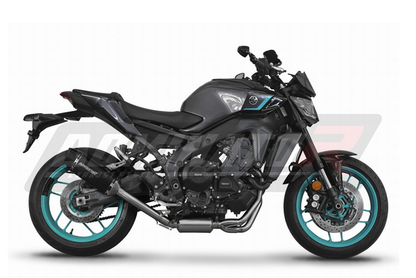 Auspuffanlage Komplett HP6 Titan Black Yamaha MT09 MT 09 / Fz 09 2024 2025 2026-image