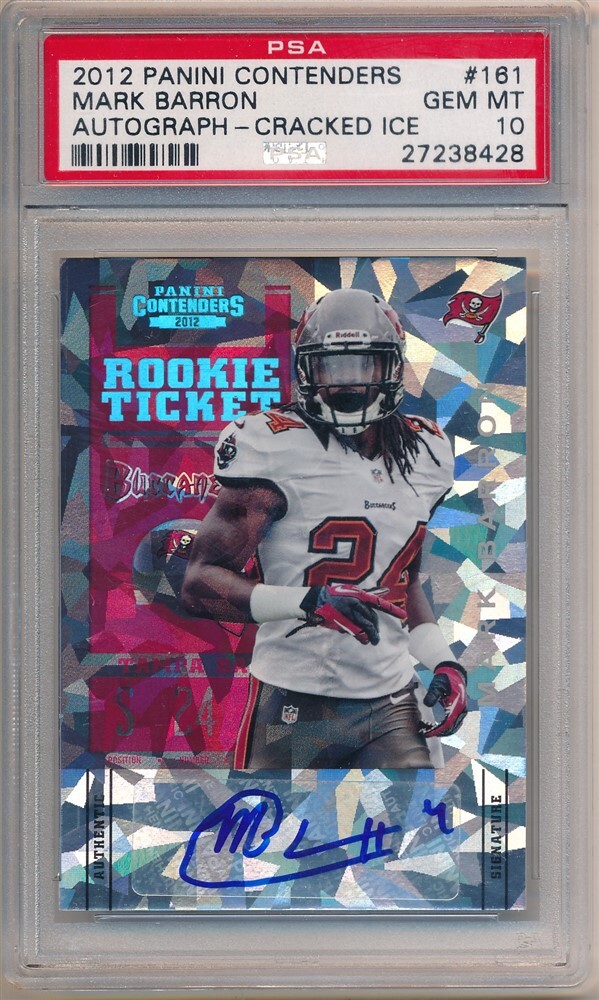 Mark Barron Panini Contenders #161 Autograph-Cracked Ice