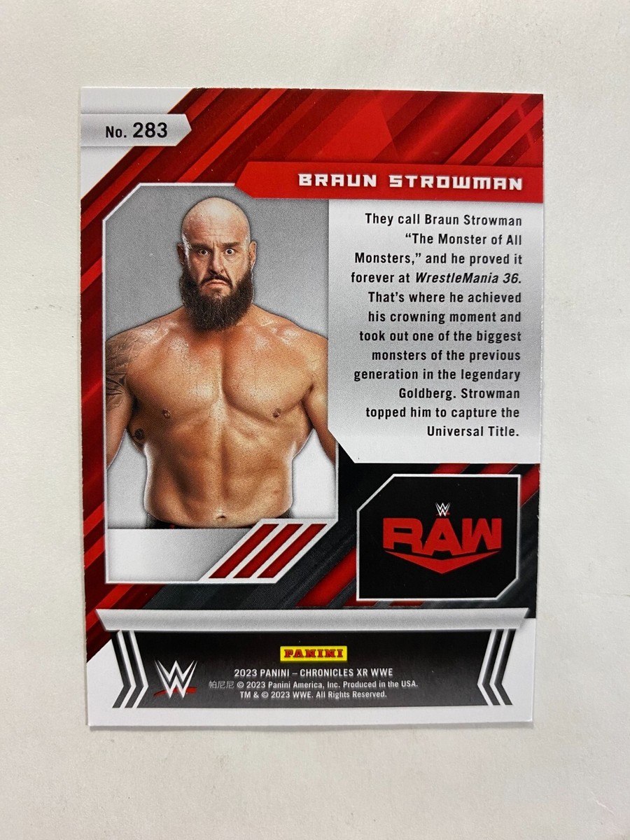 Braun Strowman 2023 Panini Chronicles XR WWE #283 Card | eBay