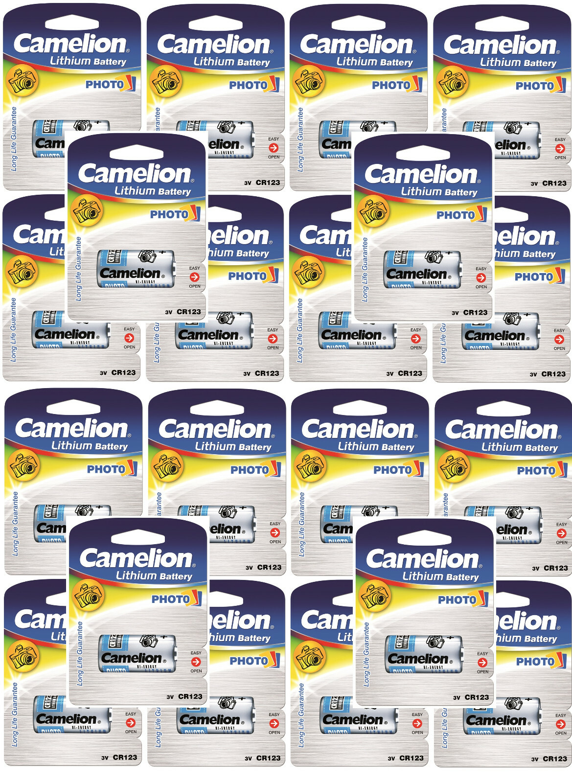 20x Camelion Cr123a Photo Spezial Batterie Foto Lithium Dl123a