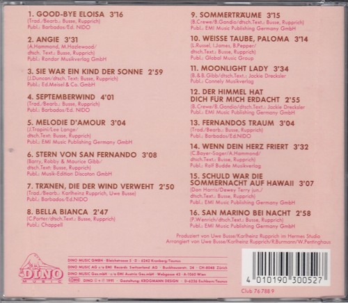 DIE FLIPPERS Melodie D'amour (Liebe Ist …2) CD Album 1991 WIE NEU Schlager Hits! - Bild 4 von 4