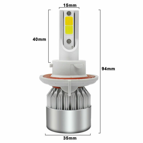 For Ford F-150 2005 2006 2007 2008 2009 8000K LED Headlight Hi/Lo Fog Light Bulb - Picture 8 of 12