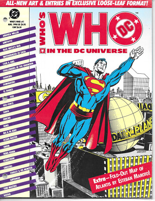 Who's Who in the DC Universe #1 loose-leaf Superman Amanda Waller El Diablo Kono