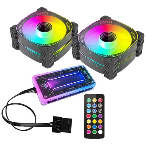 E-Sports Room Decoration Fan Kit Lüfter Mit Controller Stumm Schalten
