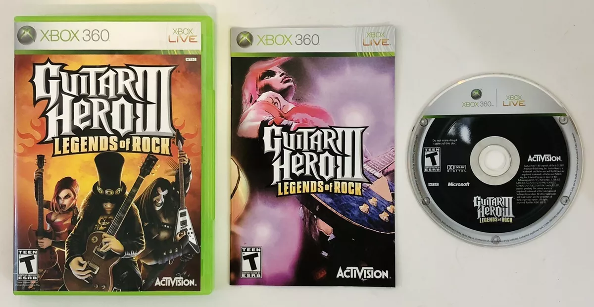  Guitar Hero III: Legends of Rock - Xbox 360 : Video Games