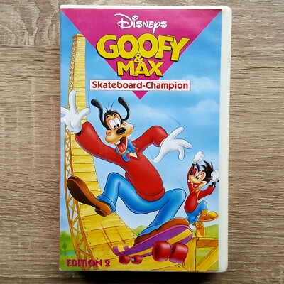 Disneys Goofy & Max Skateboard-Champion VHS Video Kassette