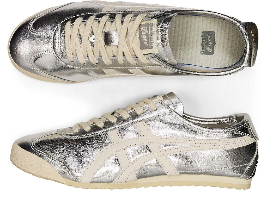 Onitsuka tiger Mexico 66 SILVER/OFF WHITE new for UNISEX Onitsuka tiger Mexico 66 SILVER/OFF WHITE new for UNISEX