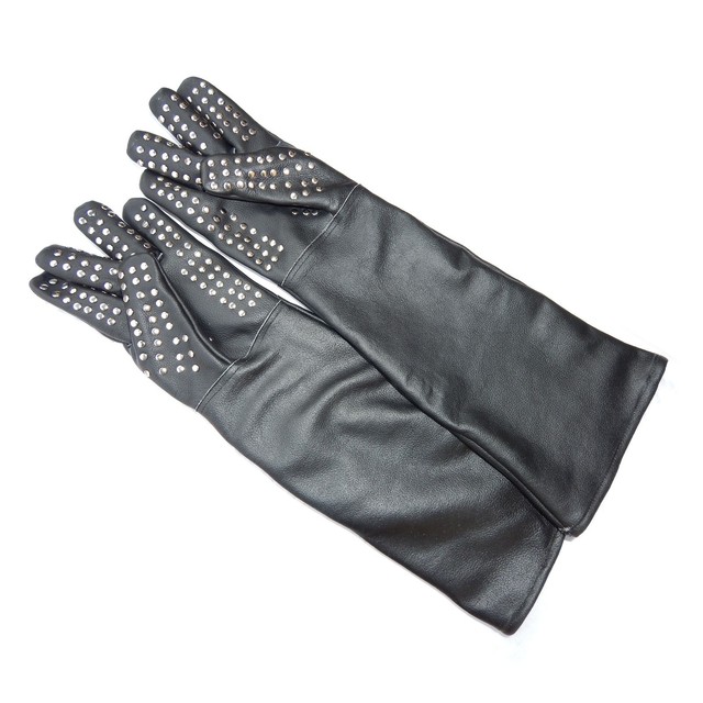 4Fit™ Snake Catcher Gloves, Heavy Duty Reptile Lizards Leather Gloves