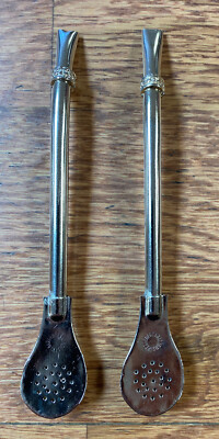 Yerba Maté Bombilla, 2 Pieces