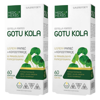 Gotu Kola 520Mg - 120 Kapseln - Extrakt - Ohne Zusatzstoffe - Medica Herbs