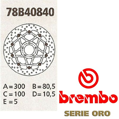 Discs Brembo Kawasaki Zx-6RR 600 2005 Brake Floating Pair Front