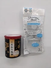 Daiso High Quality Cotton Swabs Shampoo Brush Set