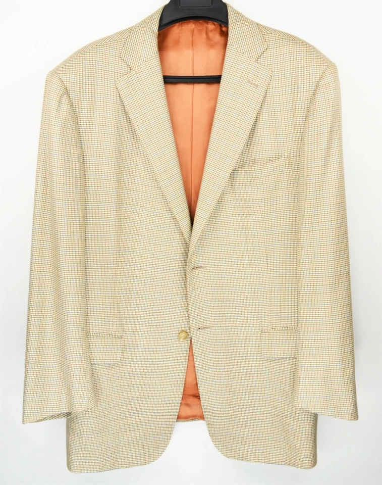 Abrigo deportivo Astor & Black hecho a medida para takeo Spikes bronceado pata de gallo talla 44L  Foto 2 de 4