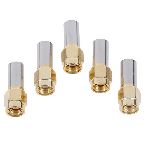 5pcs SMA Male Plug RF Coaxial Connector Crimp For RG58 RG142 RG400 LMR195.f8 - Zdjęcie 11 z 12