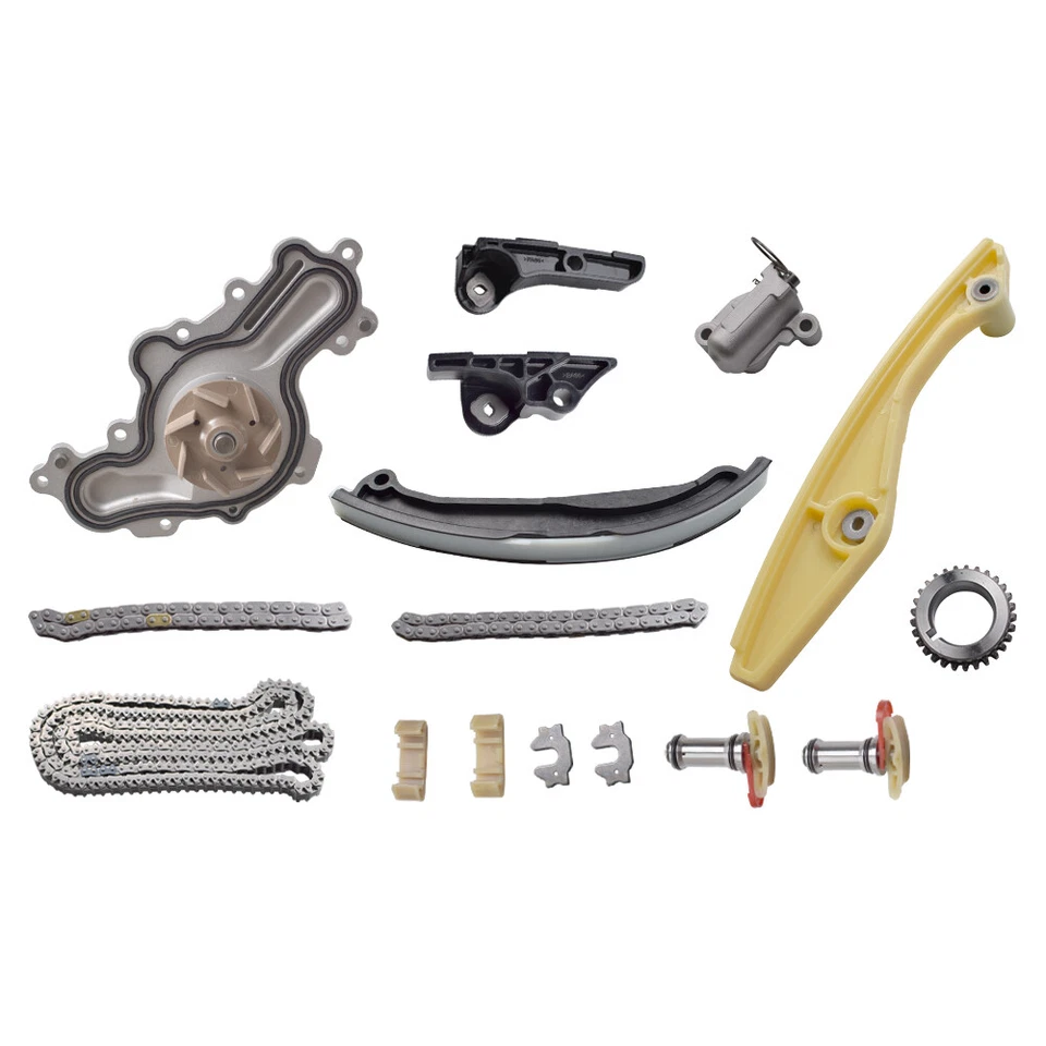 Комплект цепи ГРМ с водяным насосом для 13–17 Ford Edge Lincoln MKS MKX 3,5 3,7 л - Изображение 2 из 4