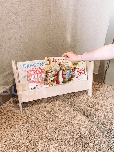Kids Portable Bookshelf – Montessori Bookshelf – Toddler Bookcase - Montessori - Picture 6 of 6
