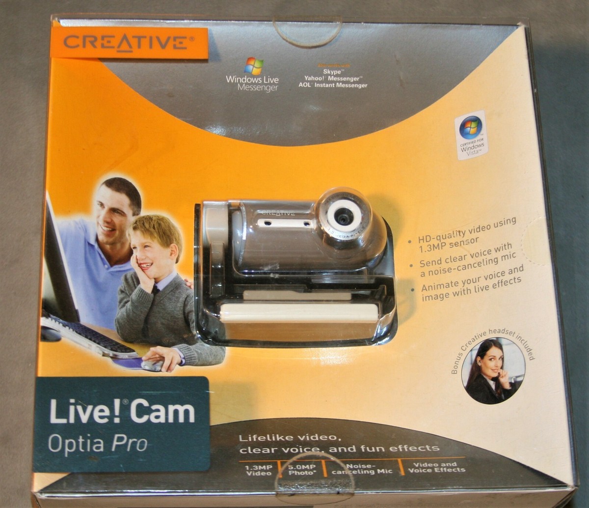 Creative Live Cam Vista Webcam Creative Live! Cam Vista IM VF0260