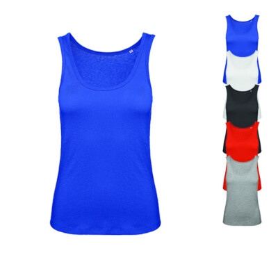 B&C Damen INSPIRE TANK T Top Rundhals Bio-Baumwolle XS S M L XL XXL Neu TW073