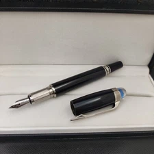 High Grade Blue Planet Series Black Color Medium nib Fountain Pen