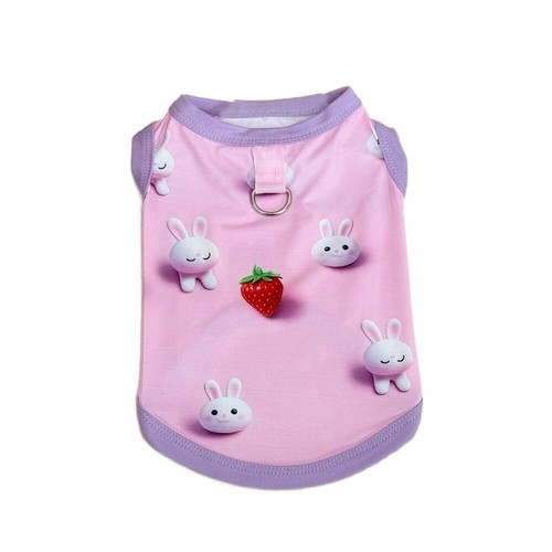 Ultra Thin Dog Vest Breathable Dog Cat Clothes Fashion Pet T-shirt Yorkshire - Picture 13 of 14
