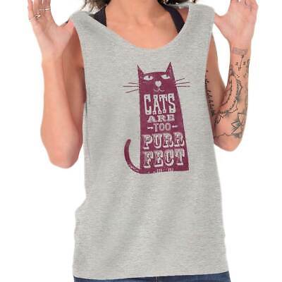 Cat Lover Cat Lady Owner Funny Gift Womens Vest Tank Top I Like Cats 