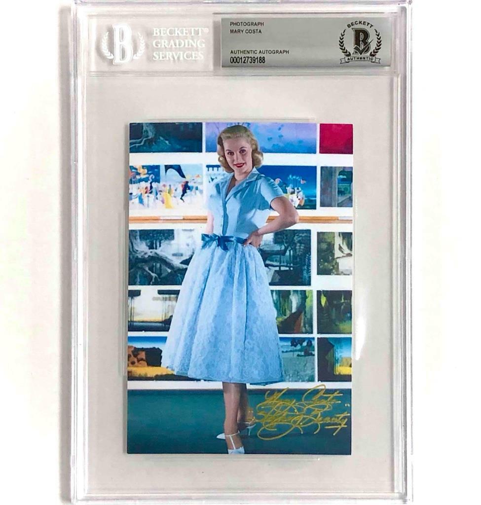 【Disney】Mary Costa サイン ＊PSA認証済み Disney actress Mary Costa autograph Sleeping Beauty signed