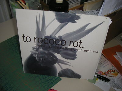 LP Pop To Rococo Rot Telema 10'' CITY SLANG