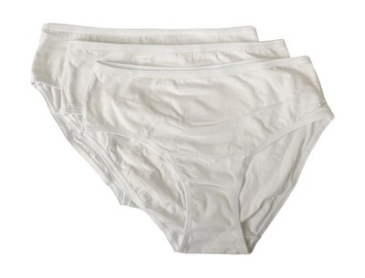 COTONELLA women's briefs, midi panties, 3-pack, stretch cotton underwear, item 3