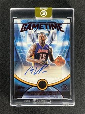 5/5 ≈1/1 ! 2025-26 Topps Three 3 Metta World Peace #GT-MW Game Time Auto Red