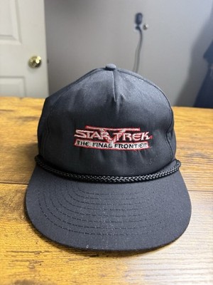 Paramount Star Trek V The Final Frontier RARE VTG. 1989 5 PANEL Cycling Cap USA!