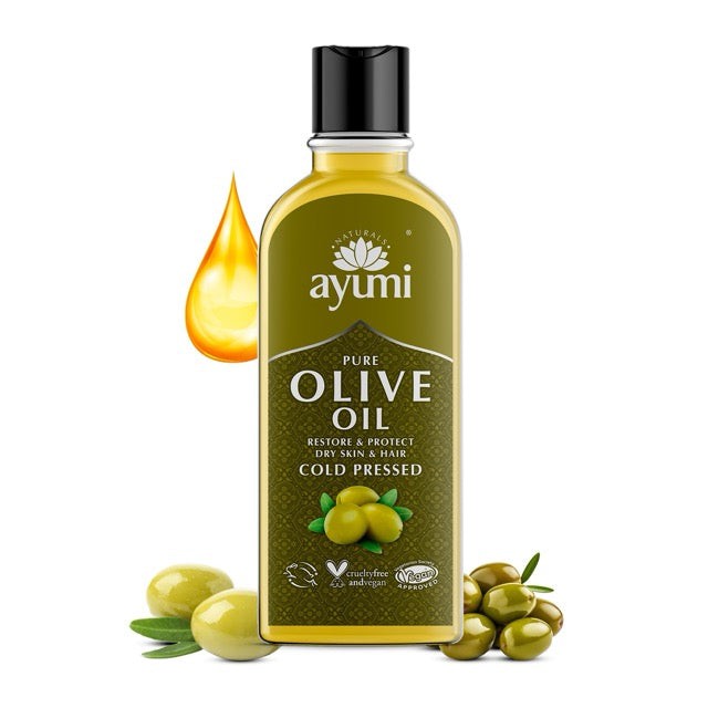 Ayumi Pure Olive Oil | Nourishes Hair | Softens and Restores Moisture | 150ml