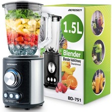 800W Berdsen Standmixer BD-751, schwarz