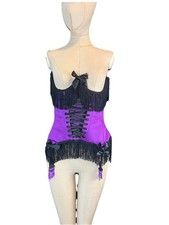 Leg Avenue Steel Boning Underbust Corset Waist Cincher Stipper Stage Burlesque