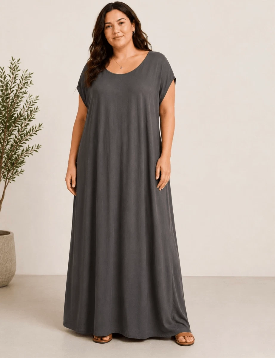 Gray Plus Size Dresses for Women for sale | eBay