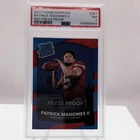 2017 Panini Donruss Rated Rookie Patrick Mahomes II #327 PSA 7 Chiefs Red