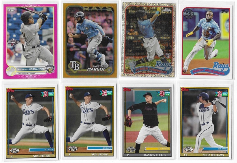 🔥 Tampa Bay Rays 50 Card Lot – Arozarena, McClanahan, Caminero RC, Mead, More