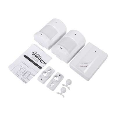 (1 Empfänger 2 Sender)Motion Sensor Wireless Alert Secure System Türklingel D E