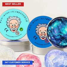 Reusable Putty Liquid Crystal Bouncy Slime Toy Set Mud Stress Relief Toys Color