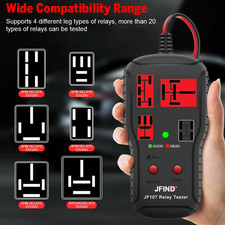 Universal 12v 24v Automotive Relay Tester Car Circuit Battery Voltage Checker To