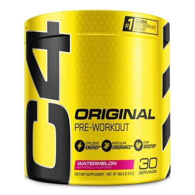 C4 Original Pre Workout Powder Watermelon 6.9 Ounce (Pack of 1),
