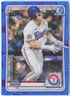 2020 Bowman Draft Sapphire Justin Foscue Chrome #BD-124 1st Prospect Rangers