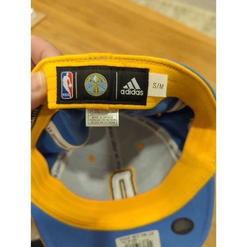 Signed NBA Denver Nuggets S/M Hat Adidas Kosta Koufus #41, Timothy Mozgov #25 - Picture 10 of 12