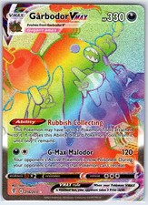 Garbodor VMAX 216/203 Rainbow Rare Evolving Skies Pokemon Holo Near Mint on eBay