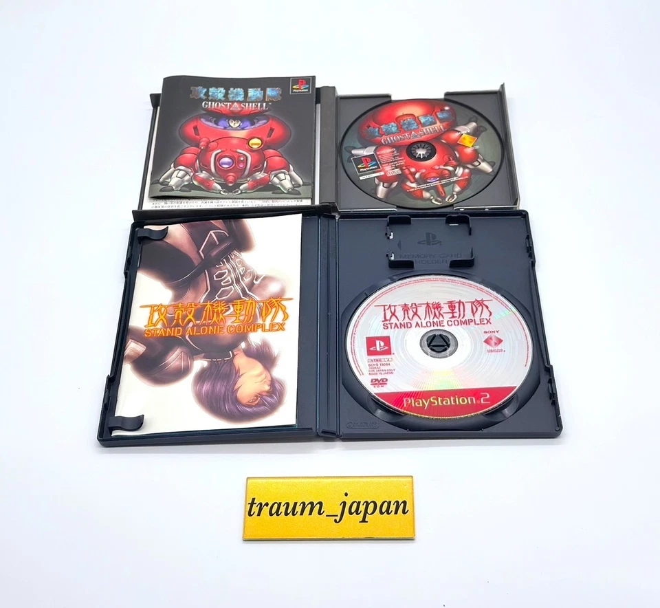 Ghost in the Shell Playstation PS1 PS2 Stand Alone Complex Lot 2 Set Tested - Image 2 of 3