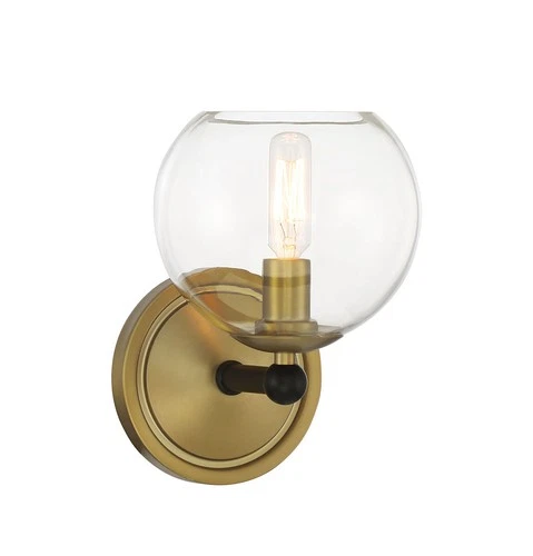 Minka Lavery 5061 Kearney Park 9" Tall Vantage Bathroom Sconce - Coal / Soft - Picture 8 of 8
