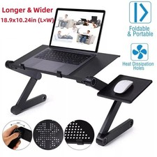 360  Adjustable Laptop Table Stand Lap Sofa Bed Tray Foldable PC Notebook Desk .