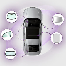 Windschutzscheibe für MERCEDES CLK 97-02 Frontscheibe Sensor Graukeil Windschutzscheibe für MERCEDES CLK 97-02 Frontscheibe Sensor Graukeil